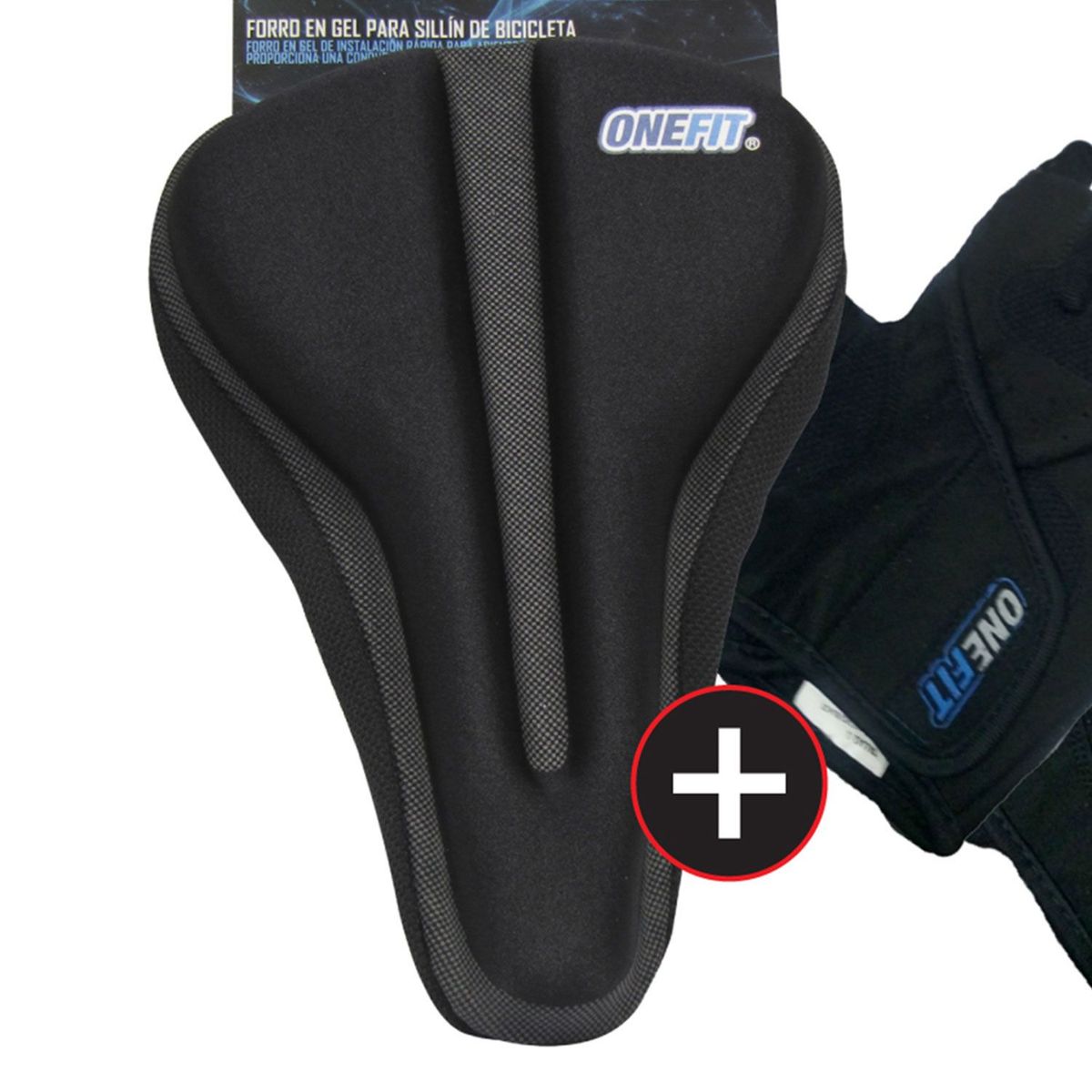 ONEFIT - Guantes Gym Negro-Sillin