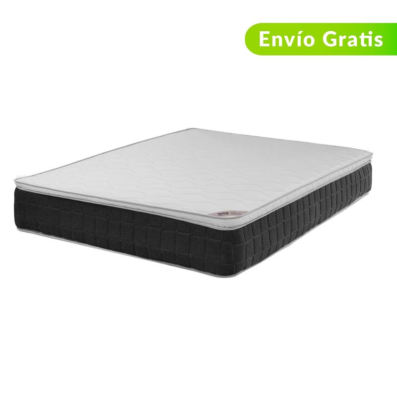 COLCHONES SPRING - Colchón Semidoble Firmeza Media Ortopédico con Pillow Resortado Orx Vital 120 x 190 cm   Colchones Spring