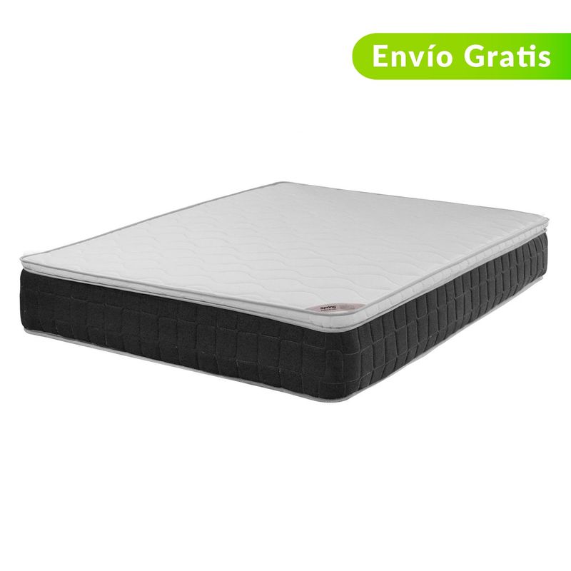 COLCHONES SPRING - Colchón Doble Firmeza Media Ortopédico con Pillow Resortado Orx Vital 140 x 190 cm   Colchones Spring