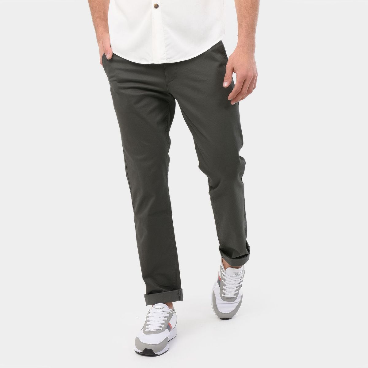 GAP - Pantalón Chino Hombre Slim de Algodón GAP