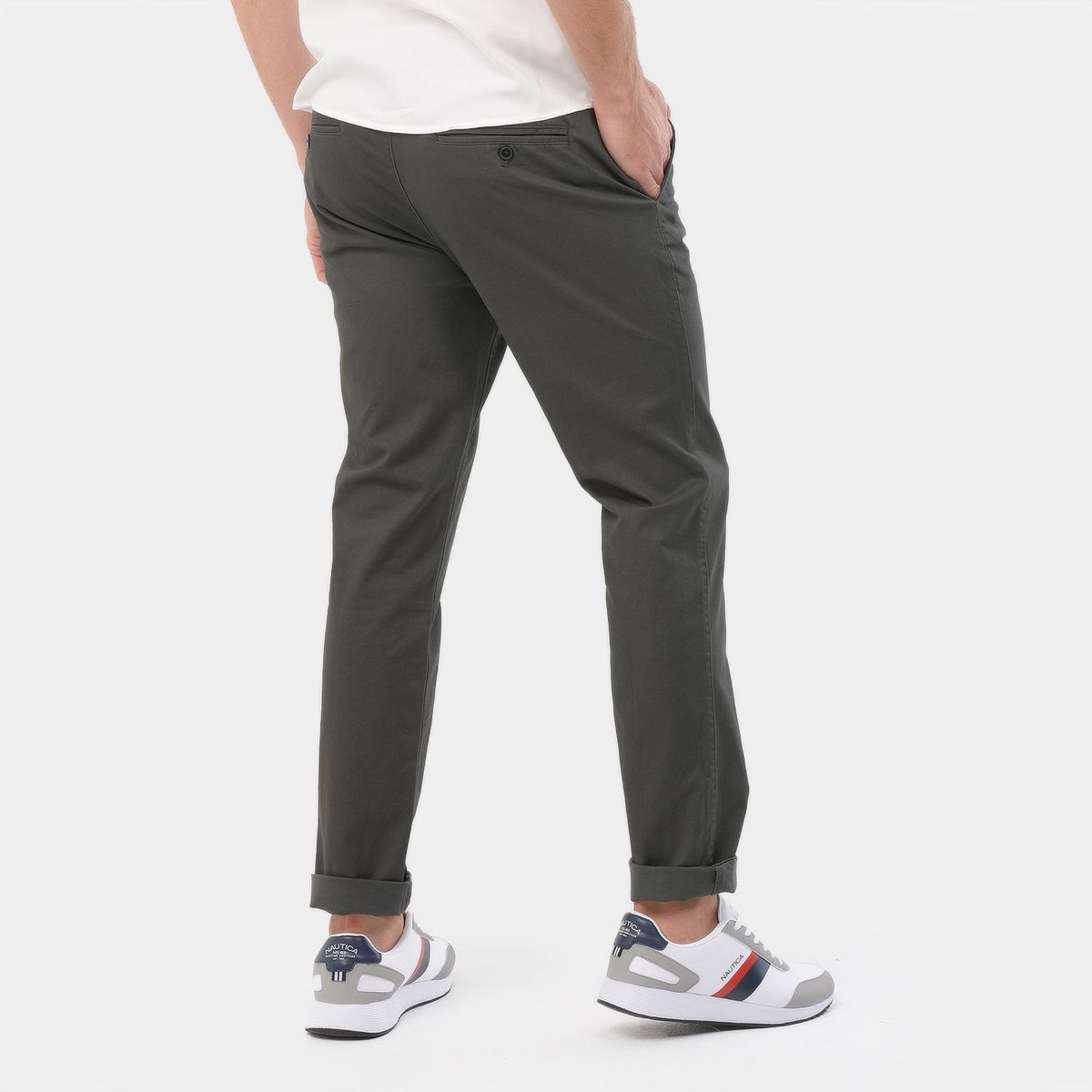 GAP - Pantalón Chino Hombre Slim de Algodón GAP