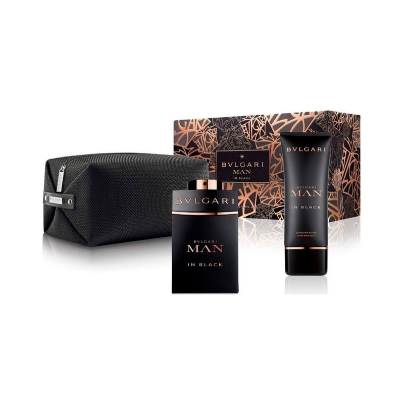 BVLGARI - Set de Perfume Bvulgari Man In Black 100 ml Edp + 100 ml After Shave Hombre