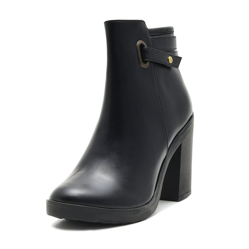 KING PIECES - Botin mujer king pieces tacon medio freda negro