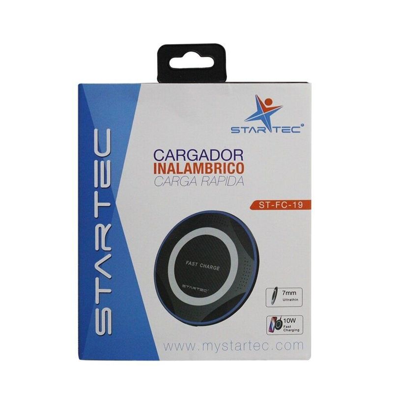 STARTEC - Cargador inalambrico star tec st-fc-19 para smartp