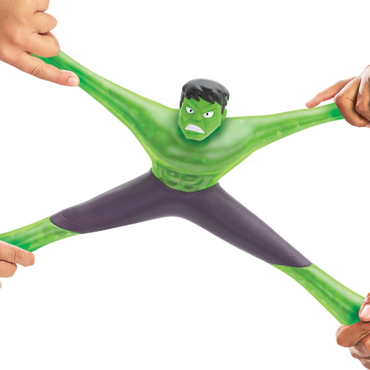 GOO JIT ZU - Goo Jit Zu Héroe Marvel de Lujo Hulk 8"