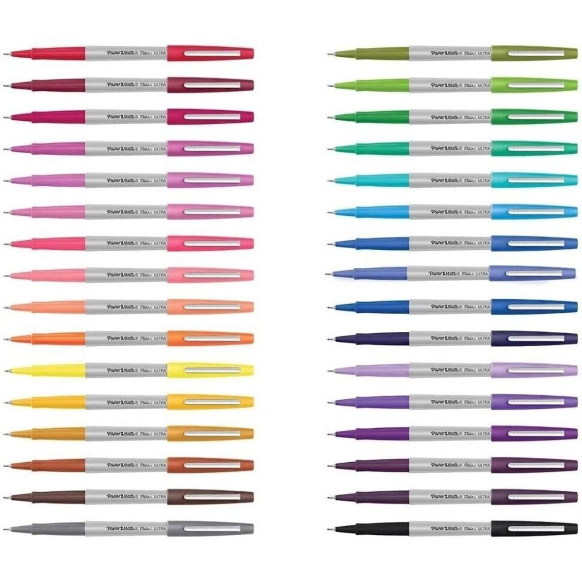 PAPER MATE - Marcadores plumígrafos flair ultrafinos paper mate