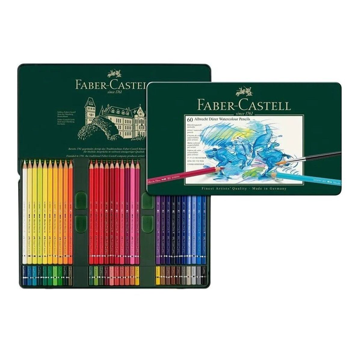 FABER CASTELL - Colores acuarelables x 60 uds faber castell