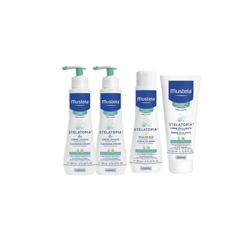 MUSTELA - Baño e hidratación premium piel atópica