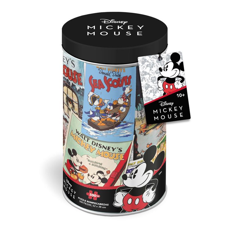 MICKEY MOUSE - Rompecabezas Mickey 500 Piezas Tubo Clásico