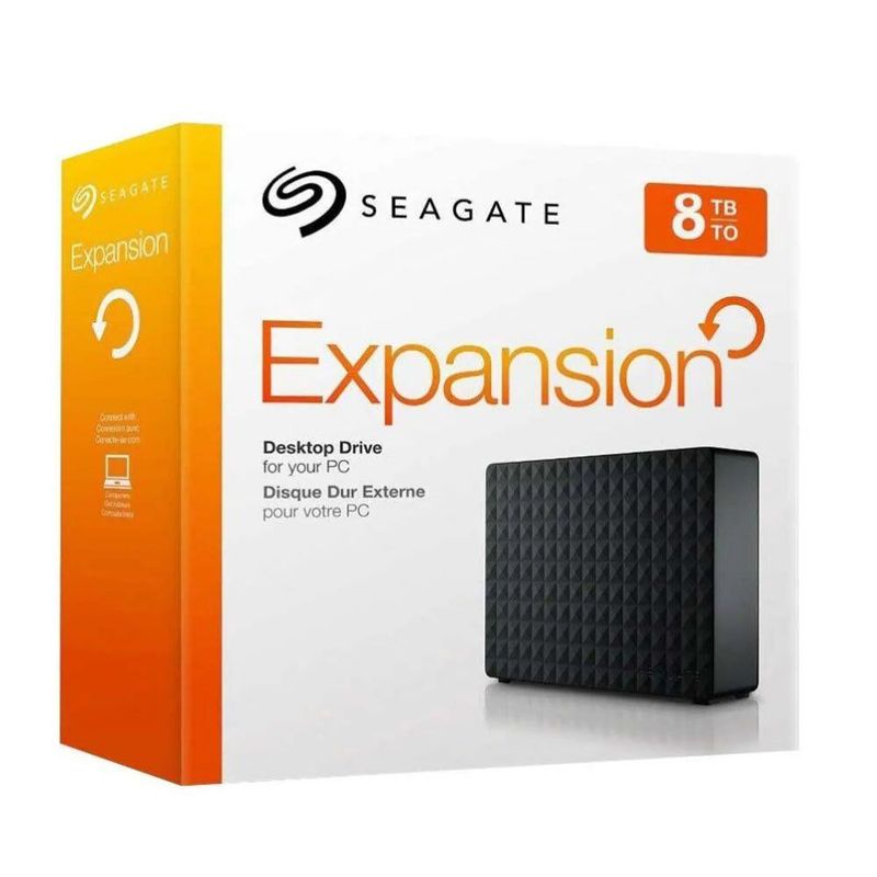 SEAGATE - Disco externo seagate expansion de 8 tb