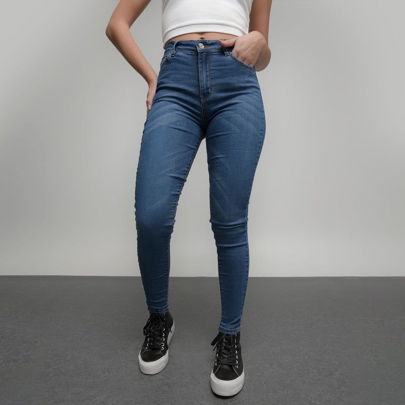 SYBILLA - Jean Skinny Mujer Tiro medio Sybilla