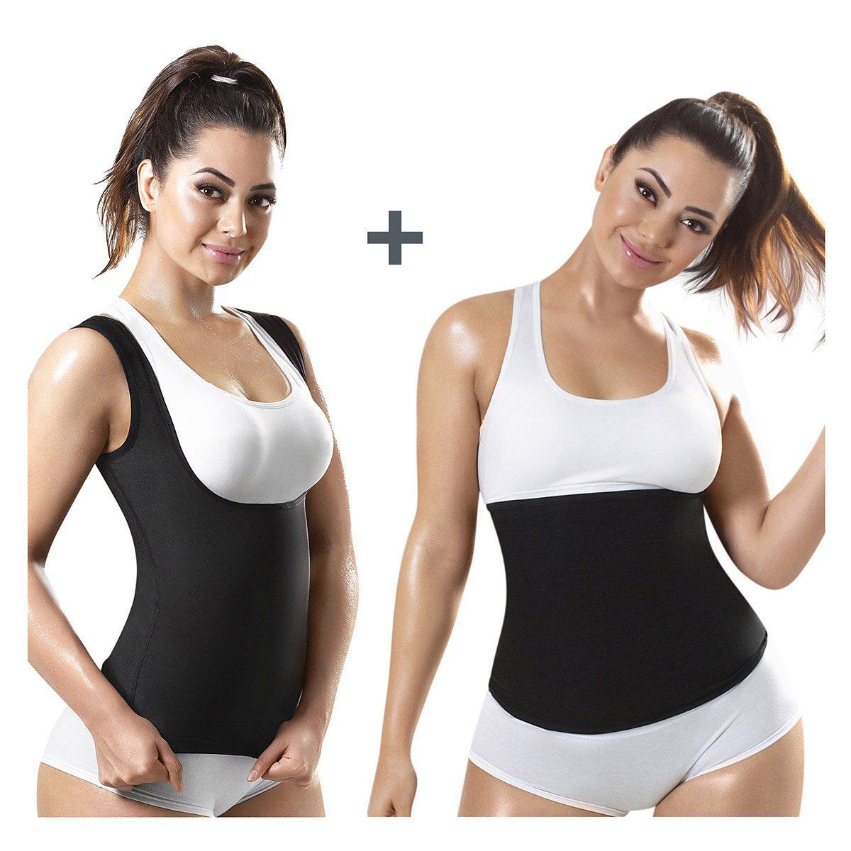 THERMO SHAPERS - Combo: cinturilla dama + chaleco dama osmotex