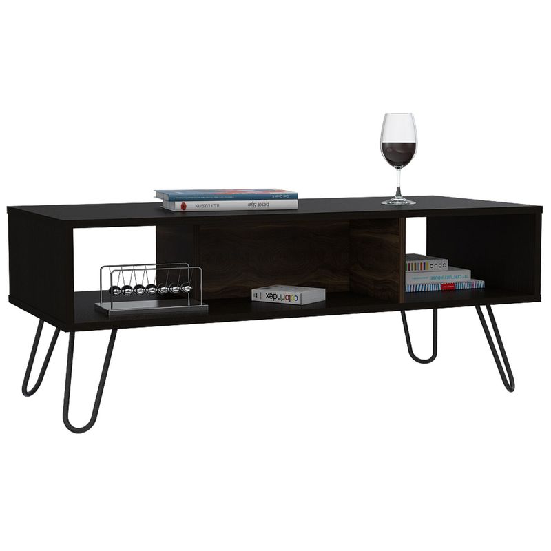 RTA DESIGN - Mesa de Centro Moderna Rectangular  en Aglomerado MDP  101 x 40 x 45 cm RTA Design  - Mueble
