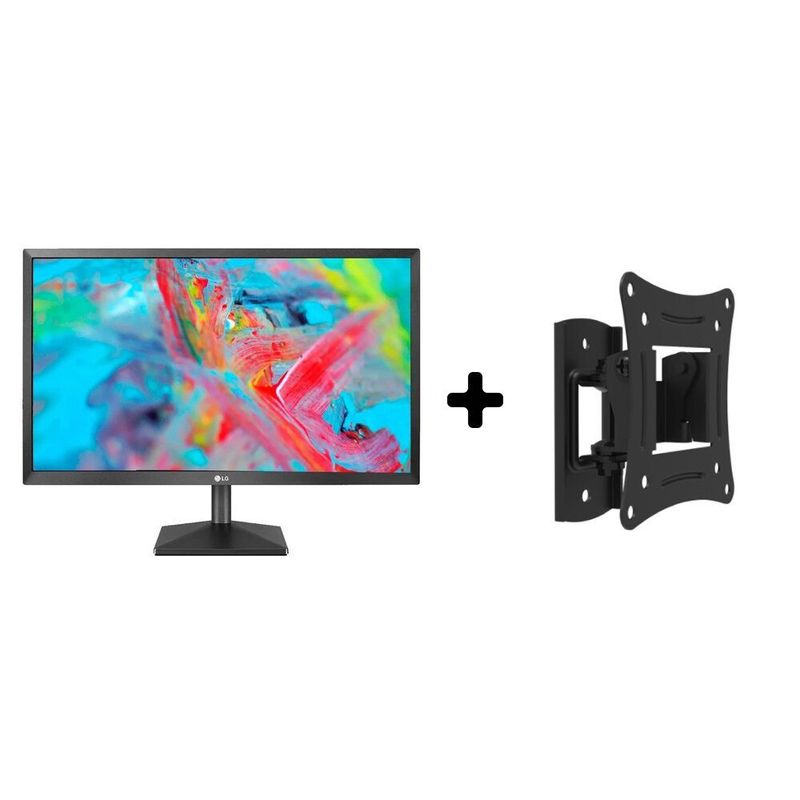 LG - Monitor lg 24 full hd 24mk430h-b + soporte fijo