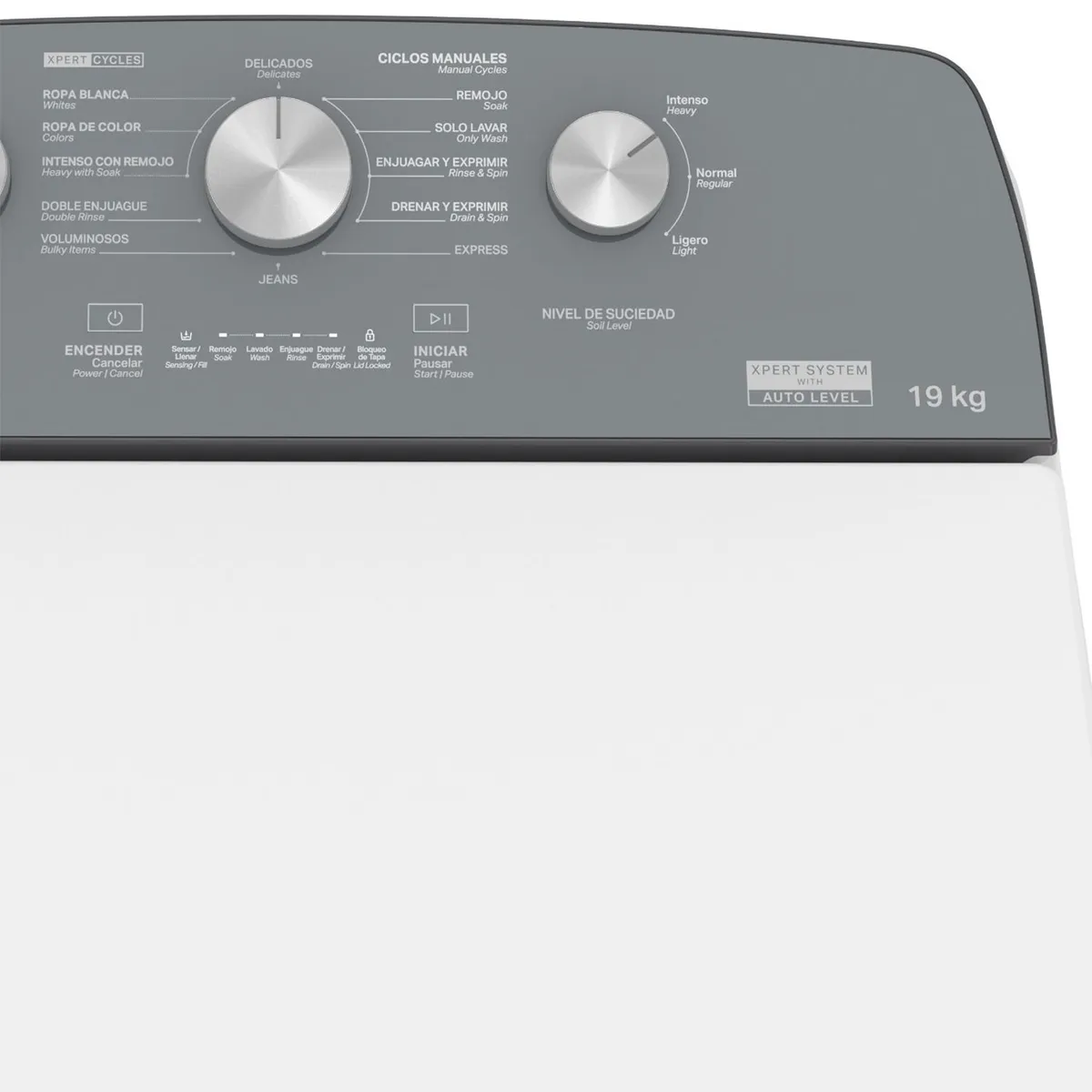 WHIRLPOOL - Lavadora Whirlpool Carga Superior 19 kg 8MWTW1934MJM