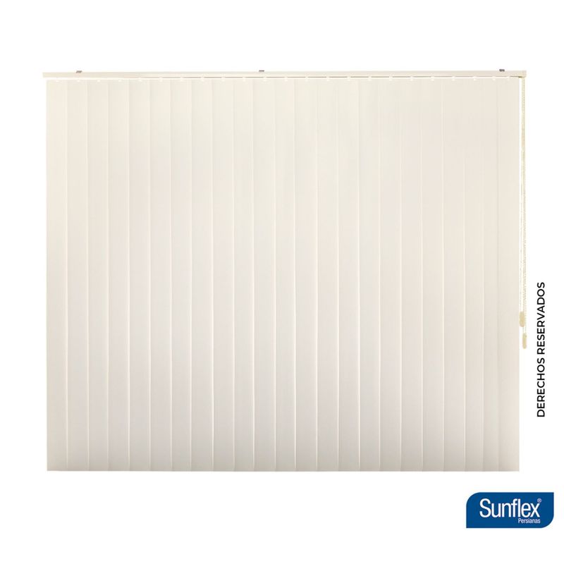 SUNFLEX - Persiana en PVC 180 cm x 220 cm. Cortina Moderna: Cortina para sala, Cortina para estudio, Cortina para alcobas