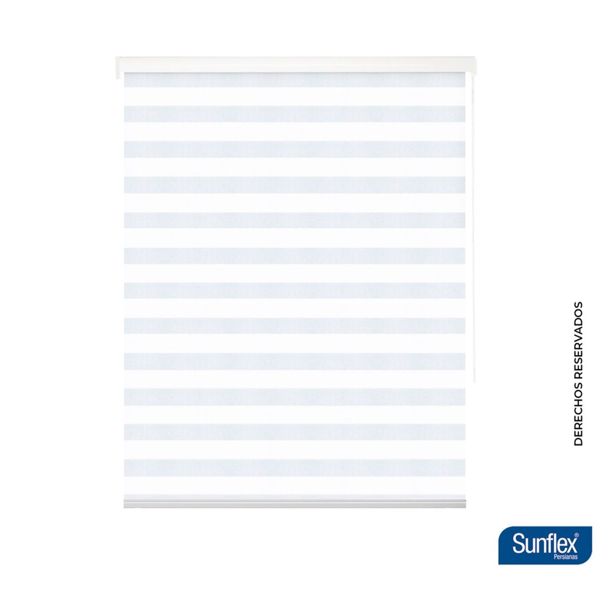 SUNFLEX - Cortina Roller Duo Poliéster 160 cm x 180 cm. Cortina Enrollable: Cortina para sala, Cortina para estudio, Cortina para alcoba