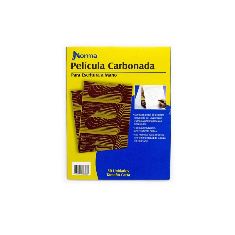 NORMA - Película carbonada norma carta x 50 hojas