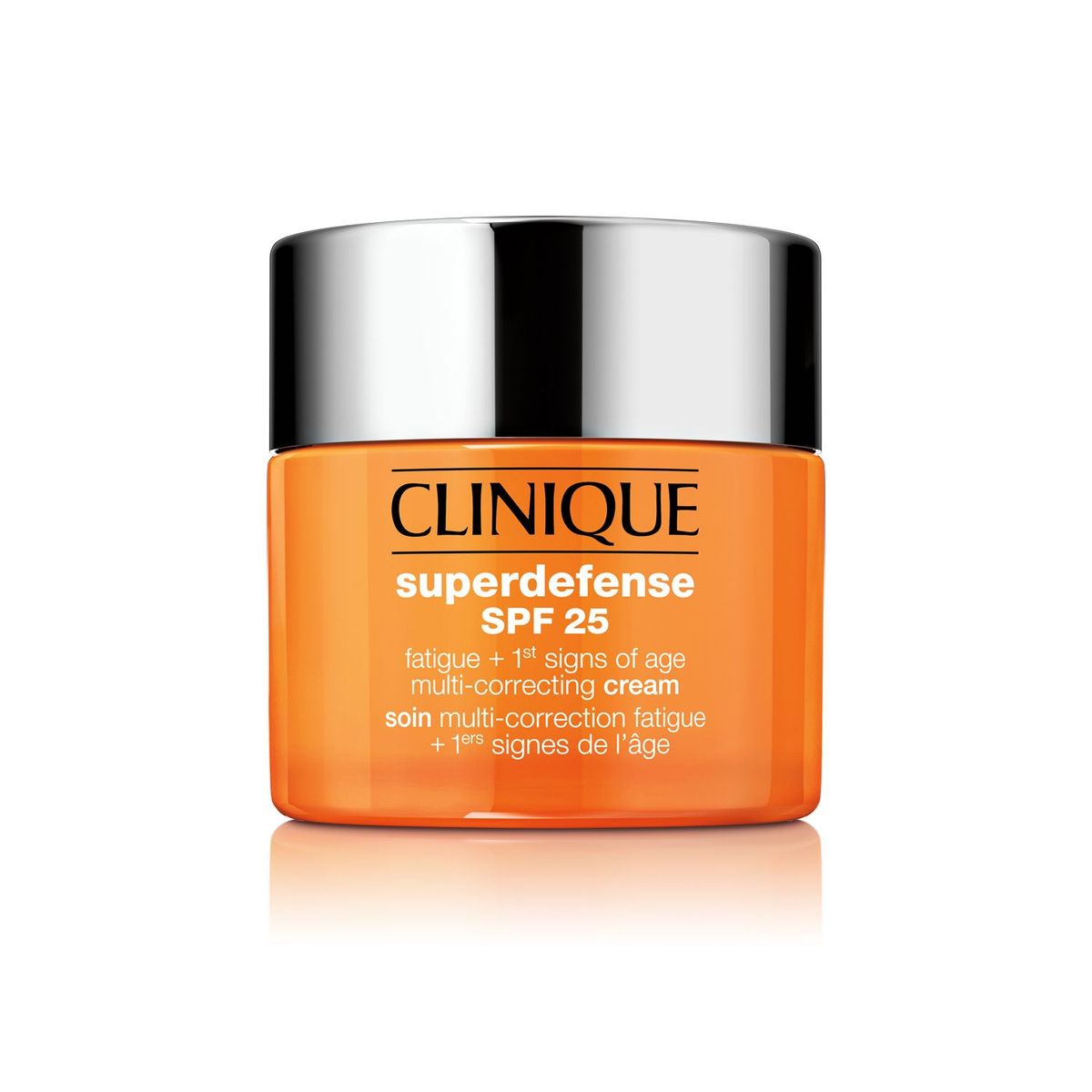 CLINIQUE - Crema hidratante Clinique Superdefense SPF 25 Fatigue + 1st Signs Of Age Multi-Correcting Cream. Piel Mixta ¿ Grasa 50 ml