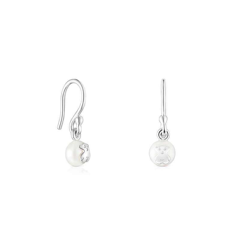 TOUS - Aretes  Tous Para Mujer con Pearl kaos Icon Plata 