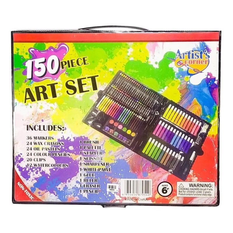 ARTISTS CORNER - Kit de arte artist córner para niños x 150 piezas
