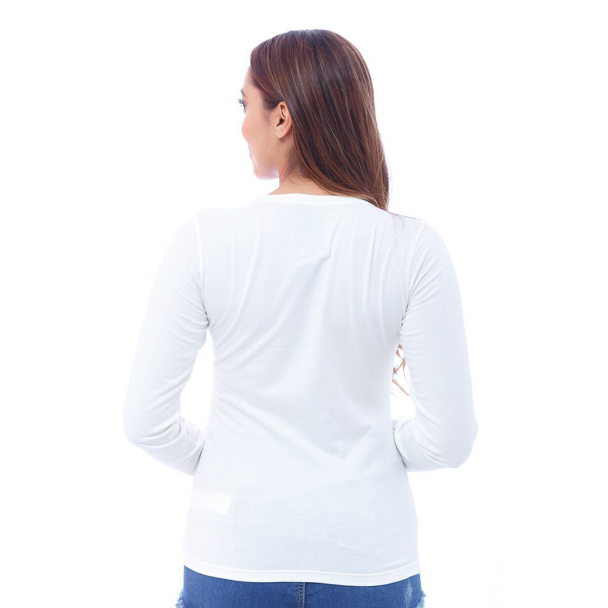 BOCARED - Isis blusa manga larga cuello redondo