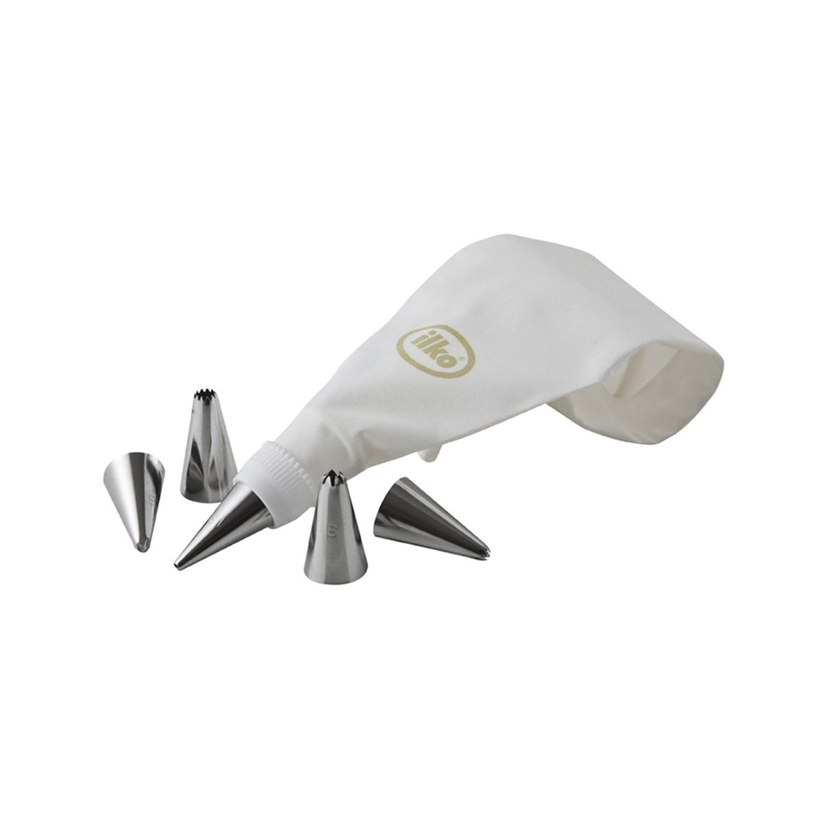 ILKO - Manga Pastelera con 5 Boquillas
