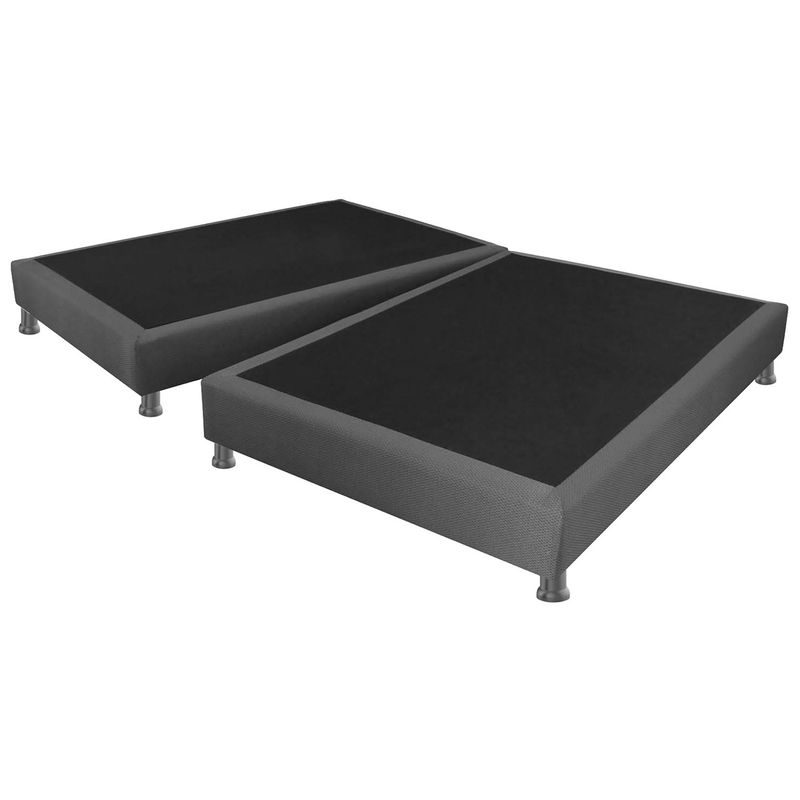 DORMILANDIA - Base Cama Dividida Tamaño King en Madera, 200 x 200 cm Dormilandia