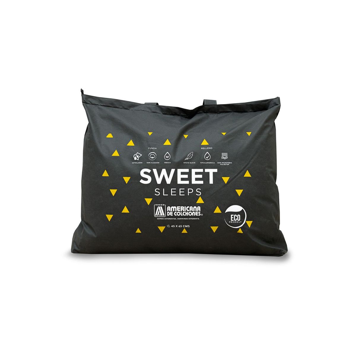 AMERICANA DE COLCHONES - Almohada de Microfibra, Firmeza Suave 45 X 65 cm Americana de Colchones Sweet