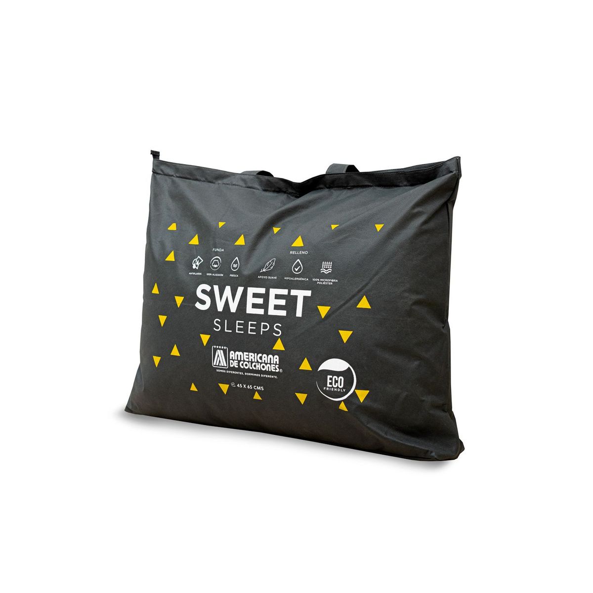 AMERICANA DE COLCHONES - Almohada de Microfibra, Firmeza Suave 45 X 65 cm Americana de Colchones Sweet