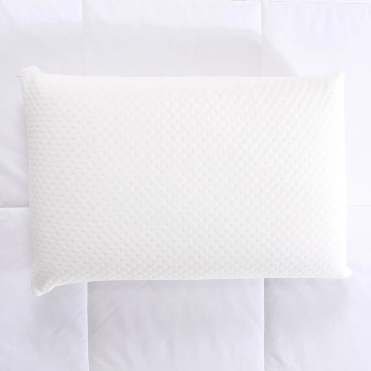 AMERICANA DE COLCHONES - Almohada de Microfibra, Firmeza Media 40 X 60 cm Americana de Colchones Eco White