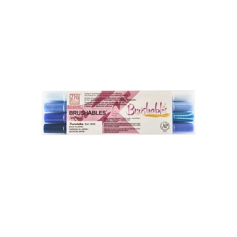  - Marcadores ZIG Brushables x 4 Unidades