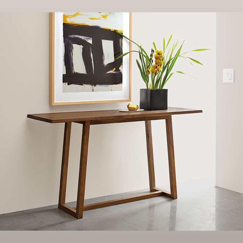 22 GRADOS DECORACION - Mesa Recibidor Saur 120x30cm Roble Macizo