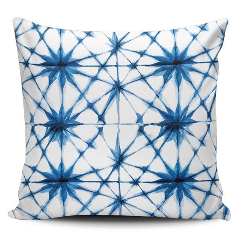 TAYRONA STORE - Funda Cojin Sin Relleno Patrón Azul 18