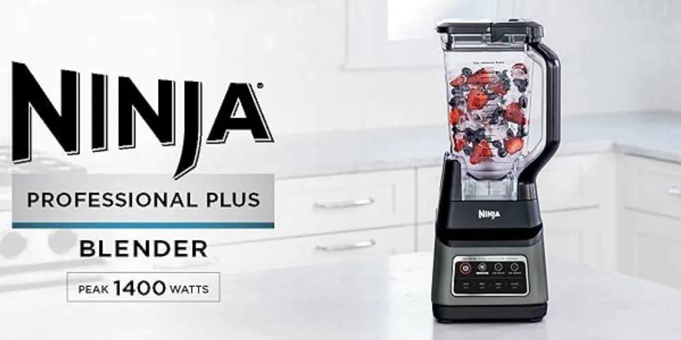 Licuadora con 1400 vatios pico de potencia