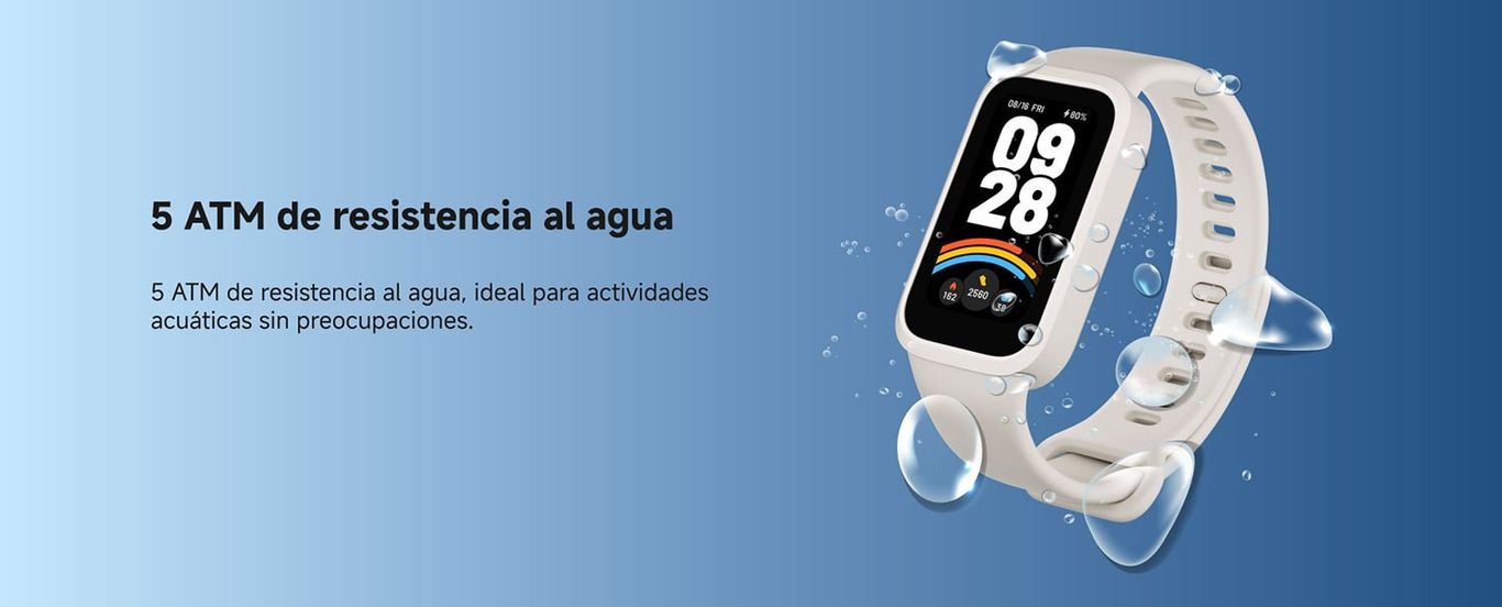 Resistencia al agua 5 ATM