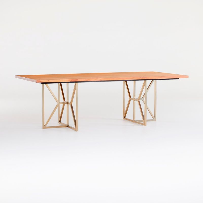 CRATE & BARREL - Mesa de comedor Hayes 8 puestos en Acacia