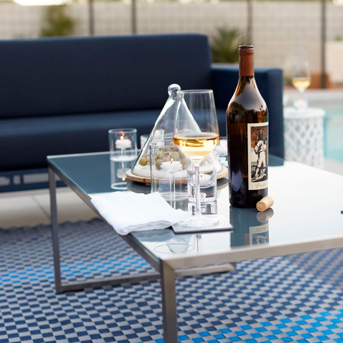 CRATE & BARREL - Mesa de Centro Dune