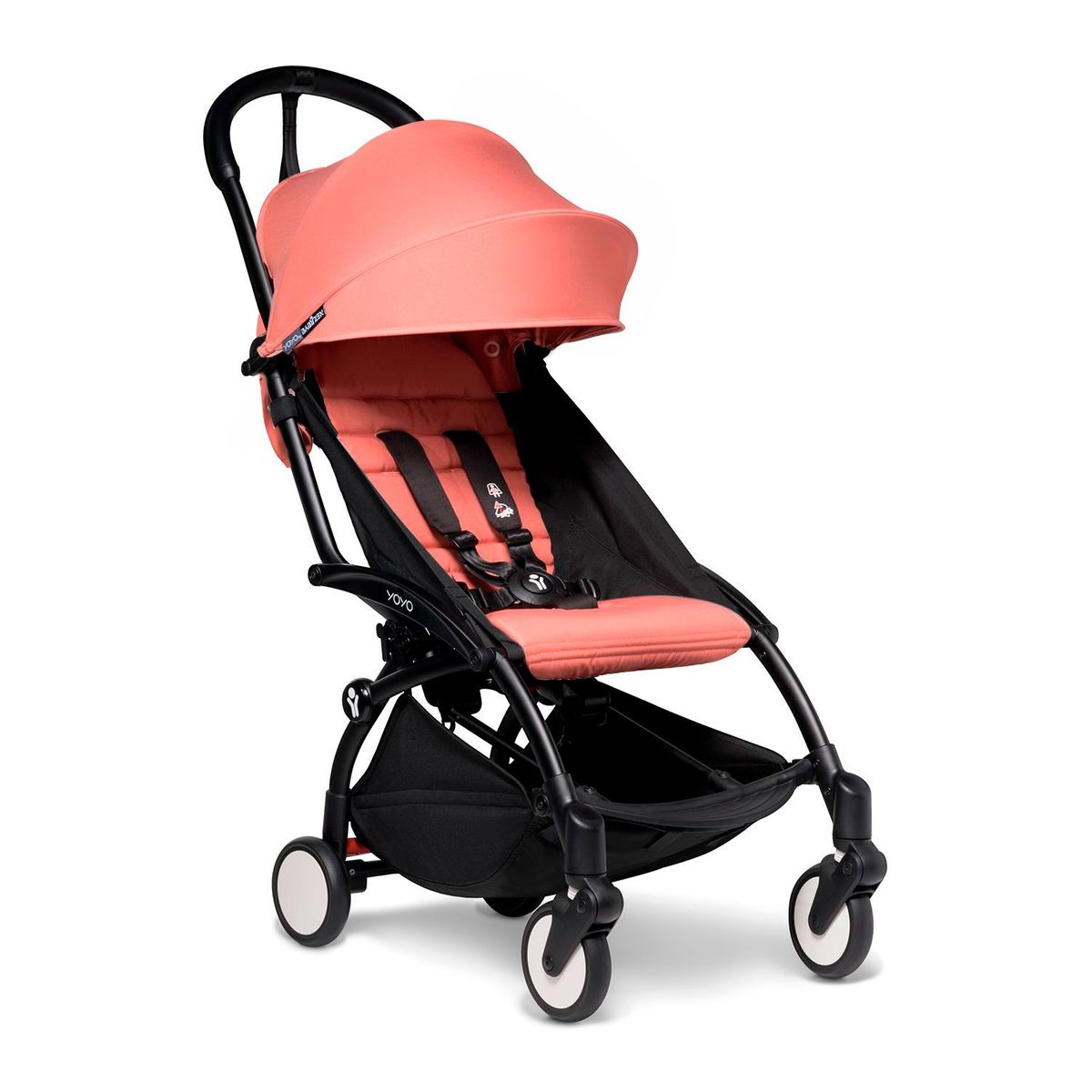 BABYZEN - Coche para bebé Babyzen Yoyo Cuatro ruedas Rosado Compacto Combo Chasis y Capota