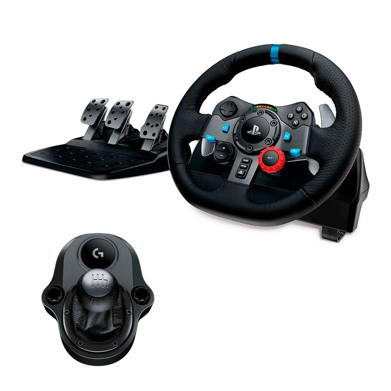 LOGITECH - Combo Timón Logitech G G29 PlayStation - PC PS4 + Palanca de cambios 