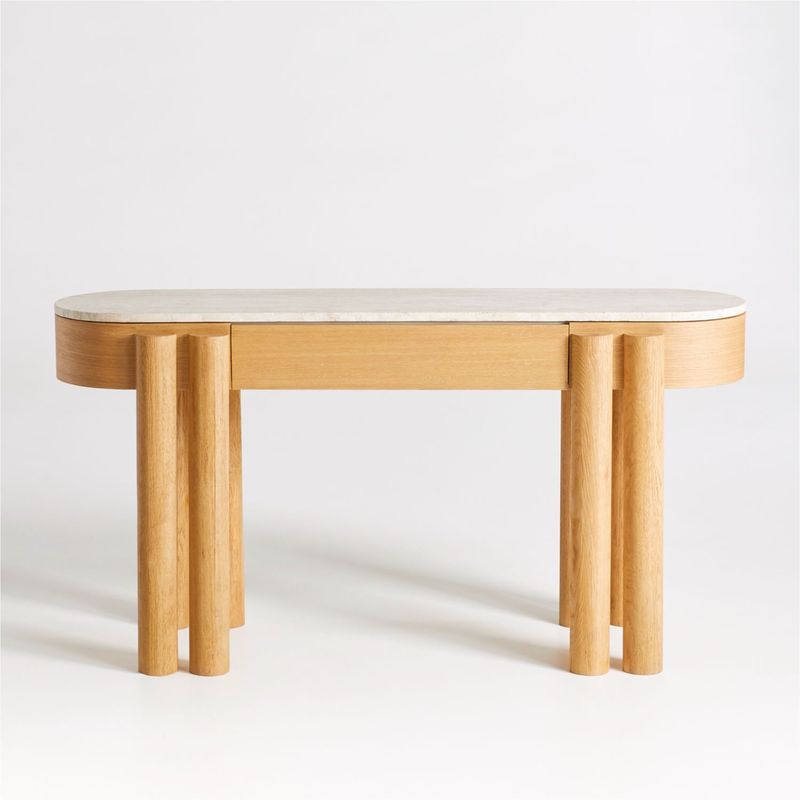 CRATE & BARREL - Consola Oasis Madera