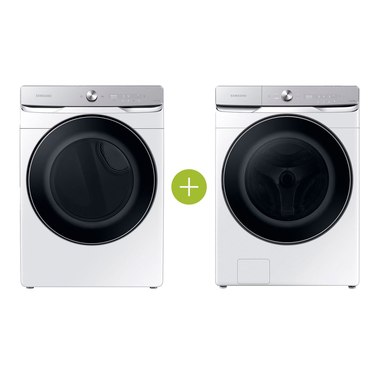 SAMSUNG - Combo Smart Tower Lavadora y Secadora Samsung 25 kg Blanca 