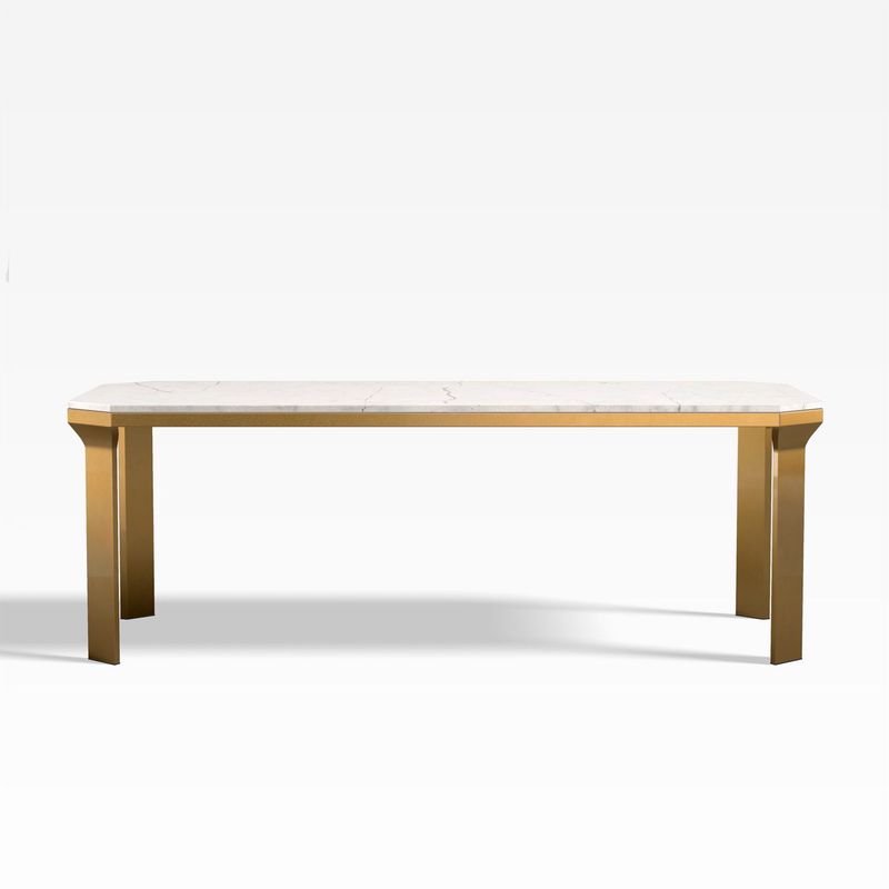 CRATE & BARREL - Mesa de comedor Catalyst 8 puestos en Mármol