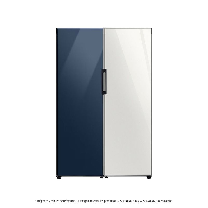 SAMSUNG - Combo Samsung Bespoke Nevera One Door 323 lt Azul +  Nevera One Door 323 lt Blanca