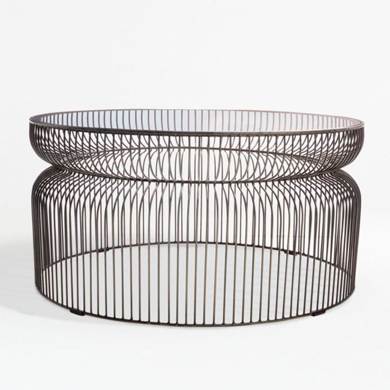 CRATE & BARREL - Mesa de centro Spoke