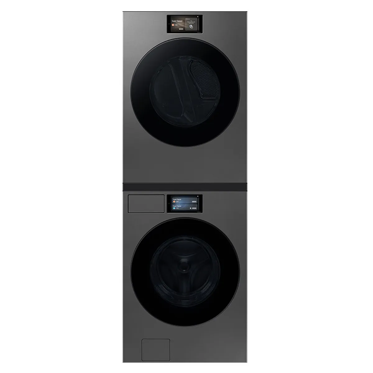 SAMSUNG - Combo Samsung Lavadora 26KG y secadora 24KG WF90F26ADSCO | Pantalla Táctil LCD 7" | Dispensador Automático Jabón y Suavizante