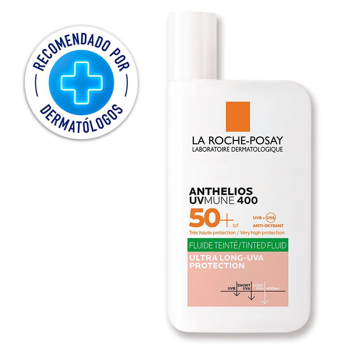 LA ROCHE POSAY - Pack Dúo Oil Anthelios La Roche Posay Fluido Oil control con color 50 ml + Séreum Vit C12   30 ml
