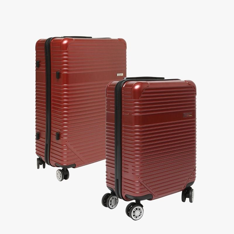 REISEN - Set de Viaje Maleta rígida de viaje 20kg + 10kg Ruedas 360° REISEN Candado TSA 