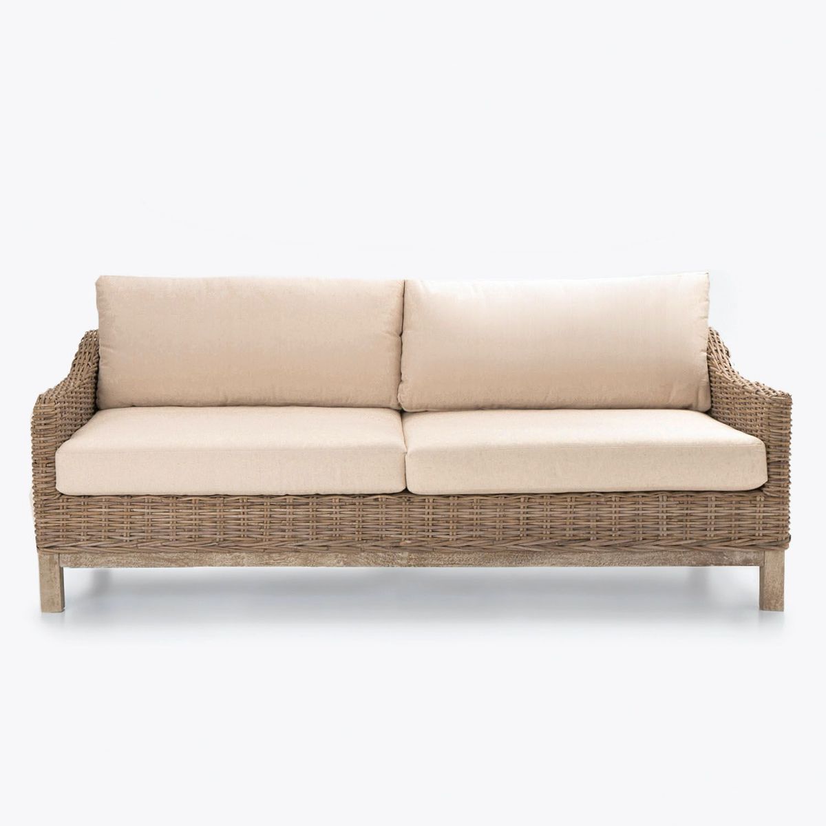 MICA - Juego de Sala de Exterior y Terraza Moderno (Sofá 3 Puestos + 2 Poltronas) Kubu Mica