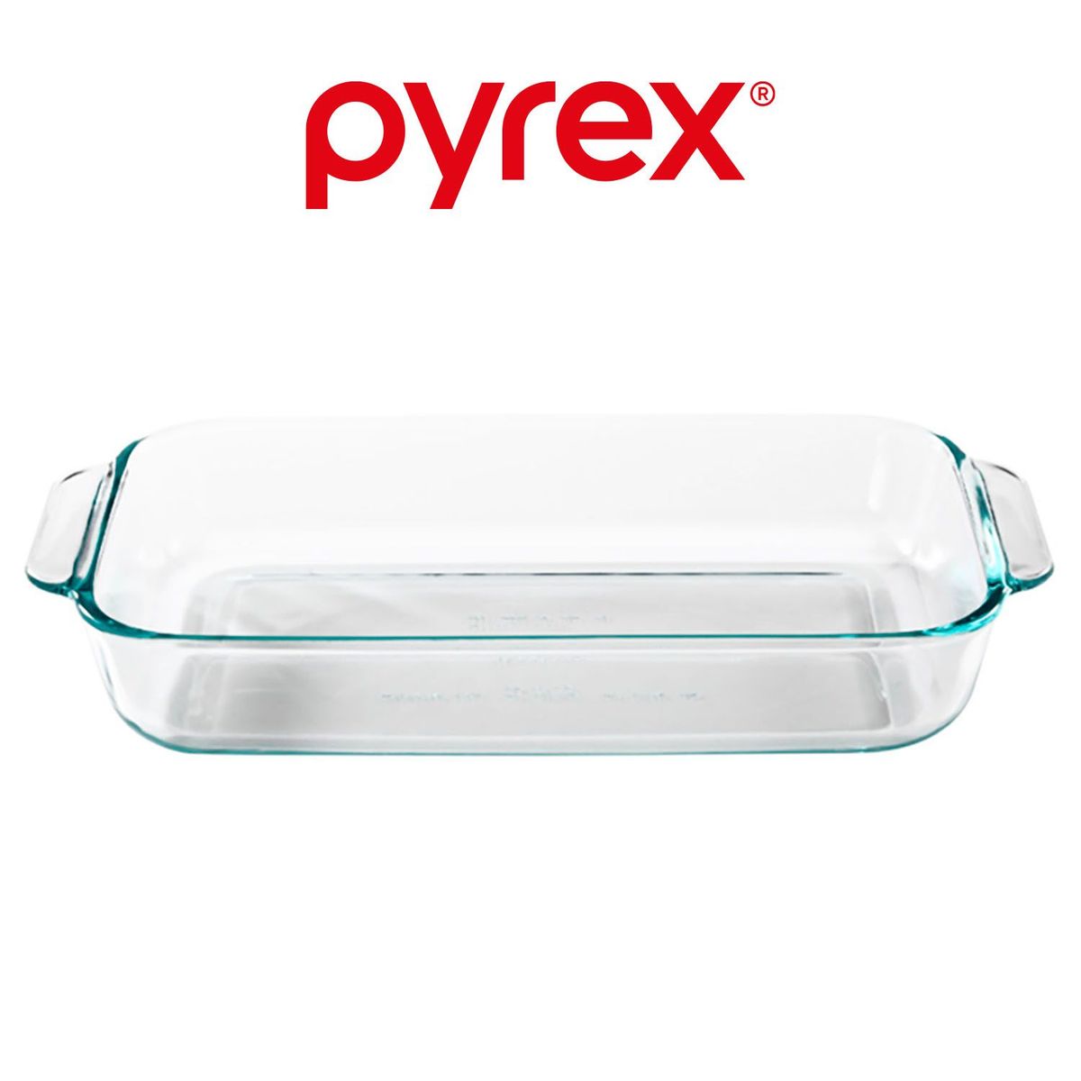 PYREX - Fuente Rectángular 4 Litros Transp.